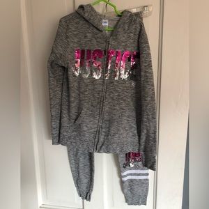 2 piece justice size 8